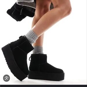 UGG Black Ankle Boots